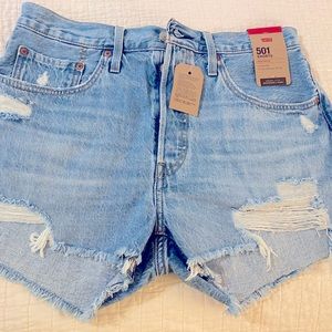 Levi 501 High rise shorts